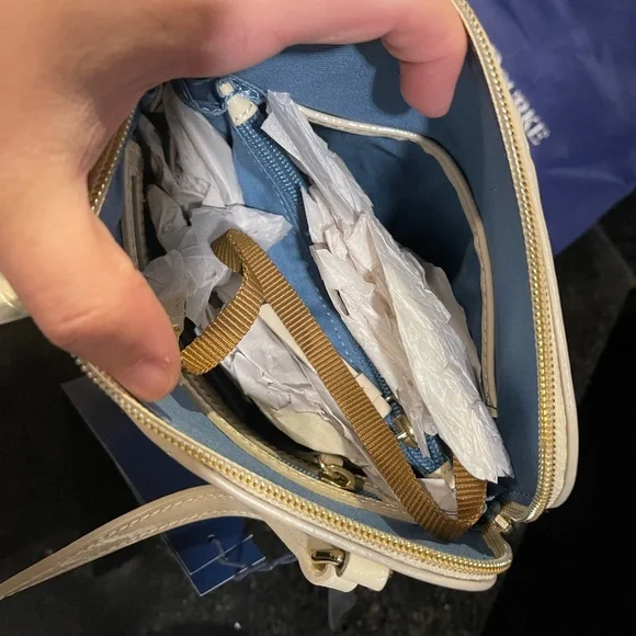 Dooney & Bourke Ivory Crossbody Bag - Picture 5 of 9